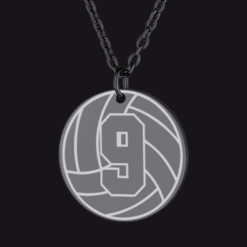 Custom Sports Necklace Jersey Number for & Sport Fans