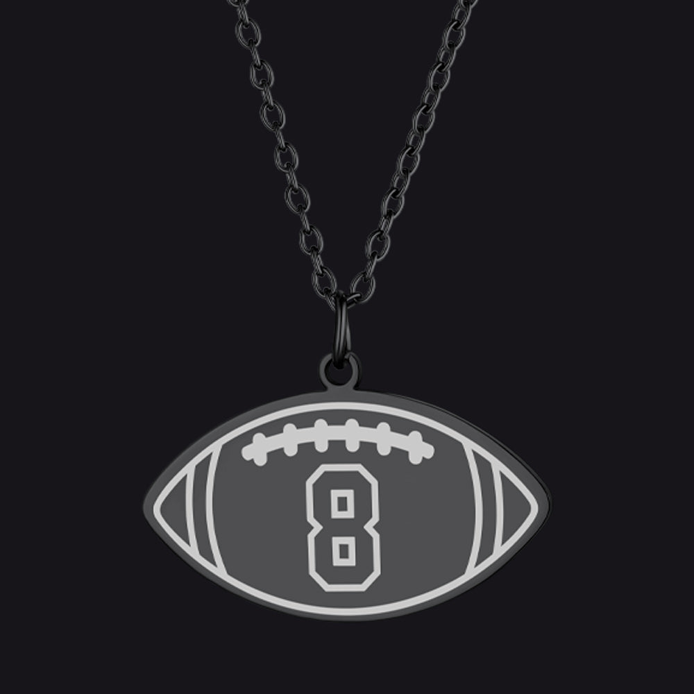 Custom Sports Necklace Jersey Number for & Sport Fans