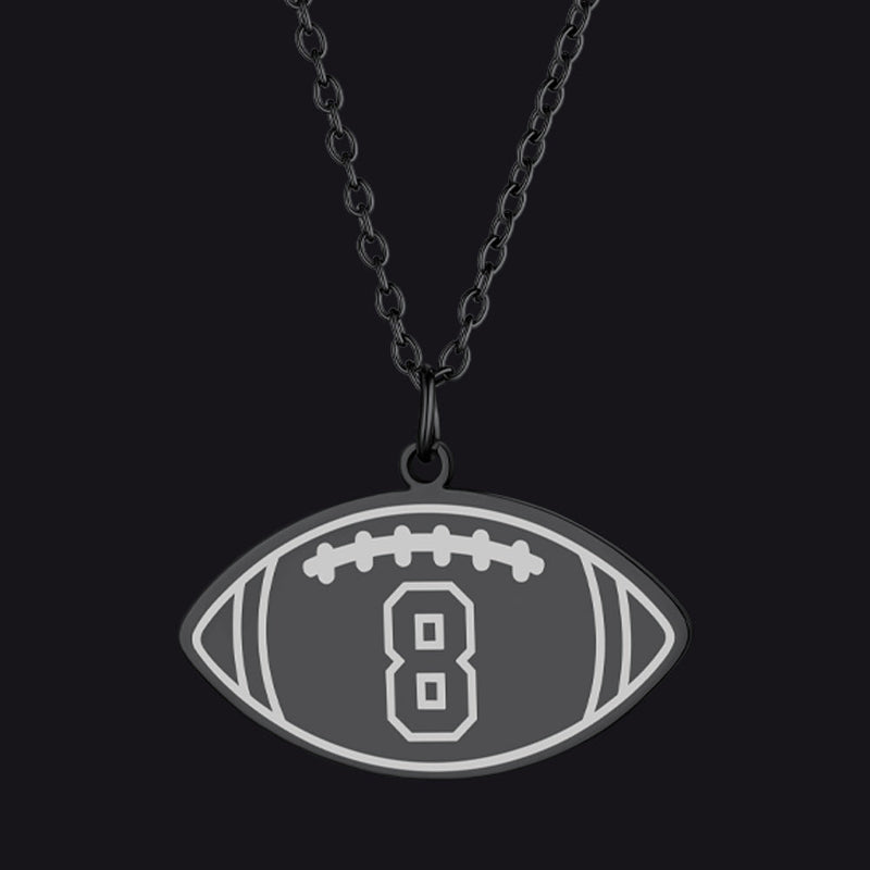 Custom Sports Necklace Jersey Number for & Sport Fans