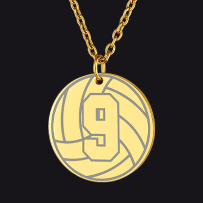 Custom Sports Necklace Jersey Number for & Sport Fans