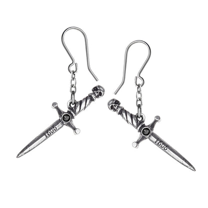 Hand of Macbeth Dagger Earrings by Alchemy Gothic