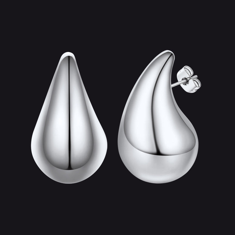 Water Droplets Stud Earrings for 10/20/30mm