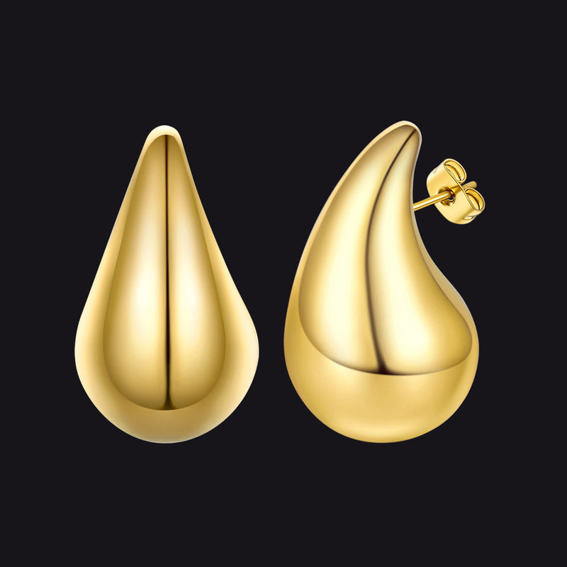 Water Droplets Stud Earrings for 10/20/30mm