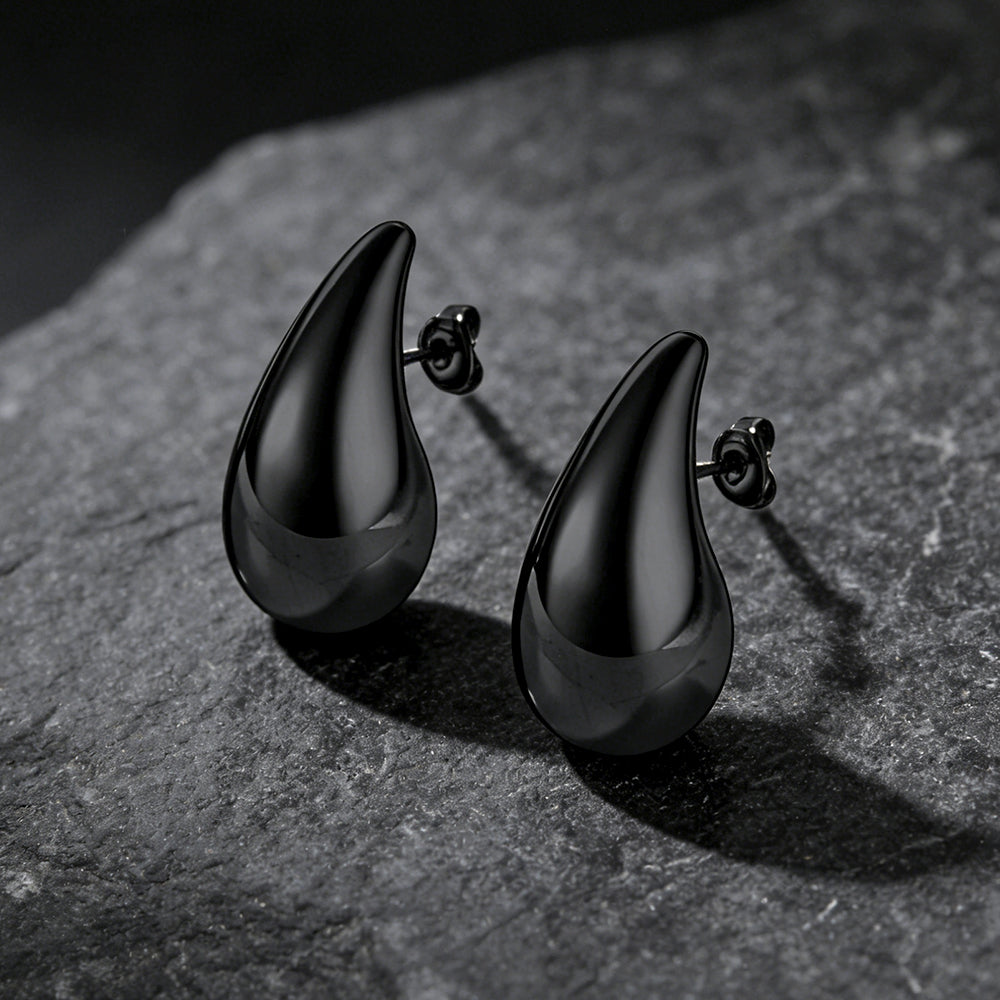 Water Droplets Stud Earrings for 10/20/30mm