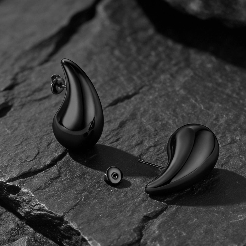 Water Droplets Stud Earrings for 10/20/30mm