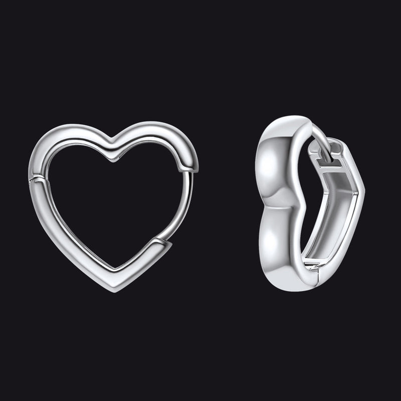 Dainty Heart-shaped Earrings for