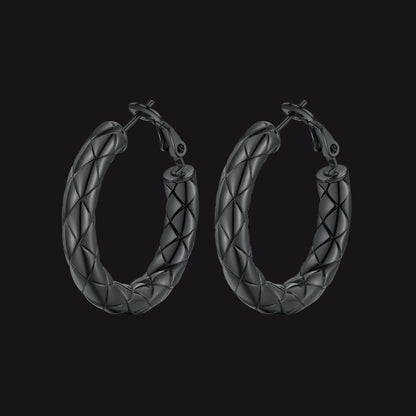 30/40/60/80mm Simple Oversized Hoops Earrings for