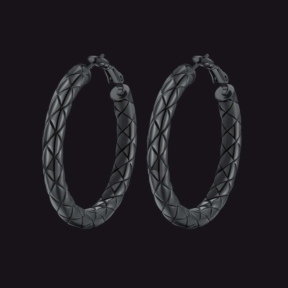 30/40/60/80mm Simple Oversized Hoops Earrings for