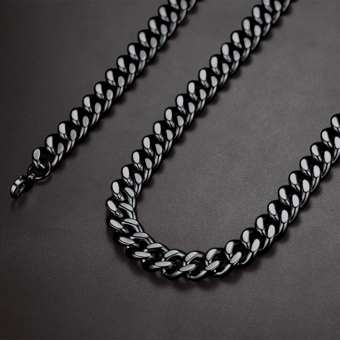 Sturdy Cuban Chain Necklace for 5/7/9/12mm Width