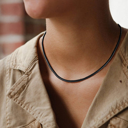 Herringbone Snake Chain Choker Necklace for 5mm Width
