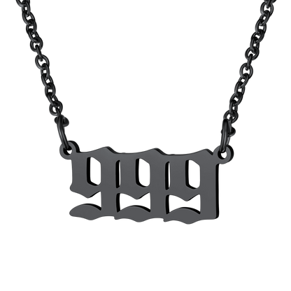 Personalized Angel Number Necklace for