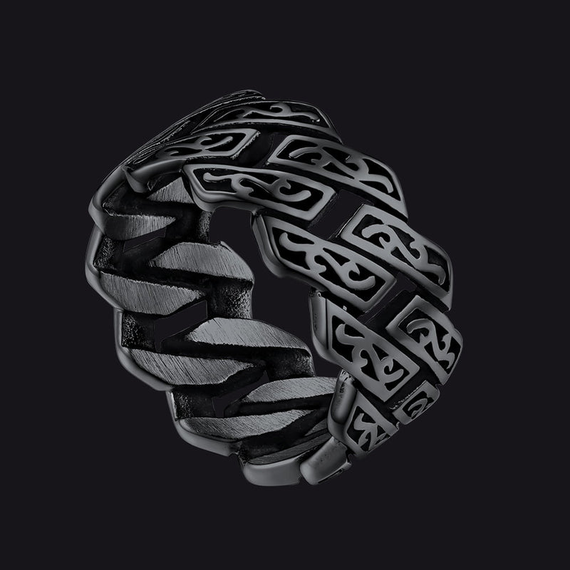 Retro Celtic Chain Stainless Steel Ring for