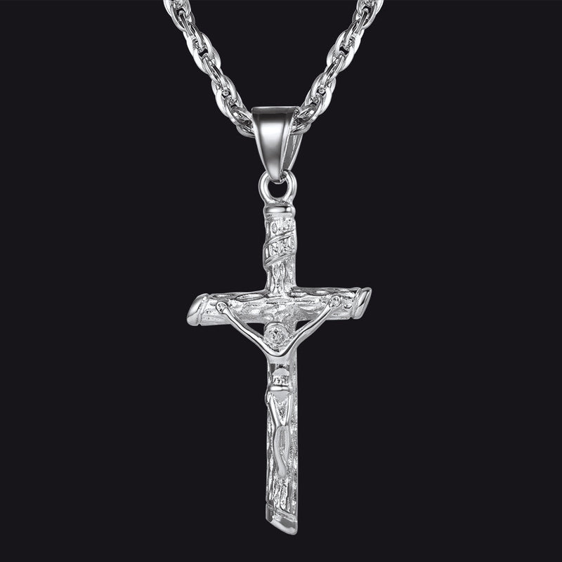 Jesus Cross Crucifix Necklace for