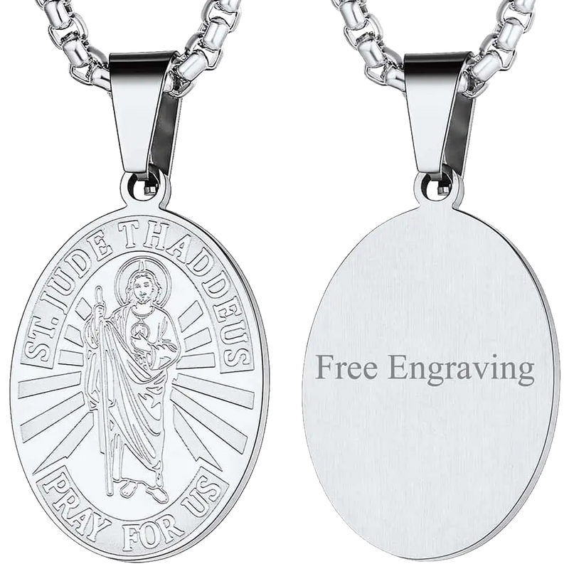 Saint Jude Necklace Patron Saint Medals Pendant