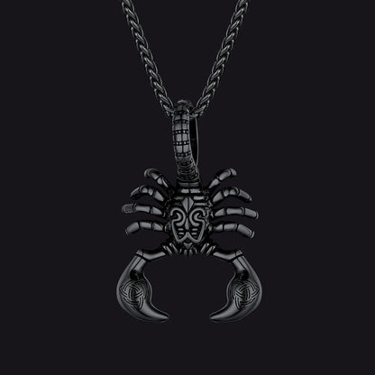 Celtic Knot Scorpion Pendant Necklace for