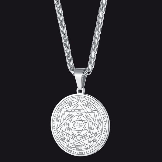 Seal of Solomon Pendant Talisman Pentagram Necklace for