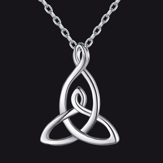 Celtic Mother and Child Motherhood Necklace in Silver