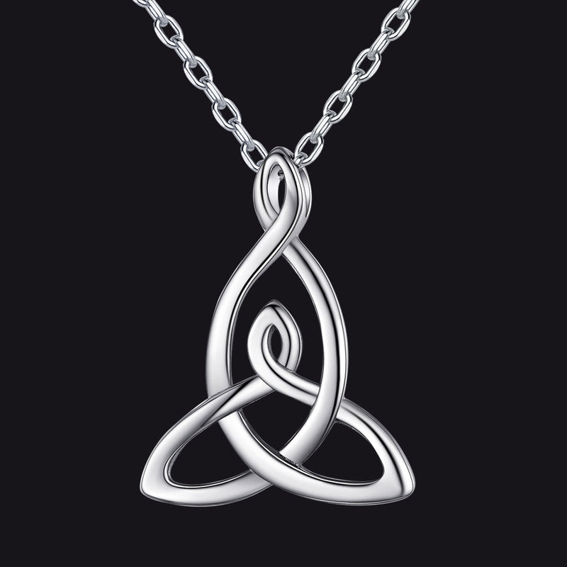Celtic Mother and Child Motherhood Necklace in Silver