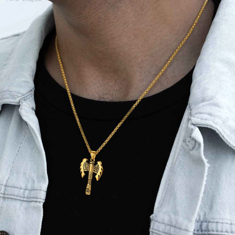 Norse Viking Axe of Perun Necklace Amulet