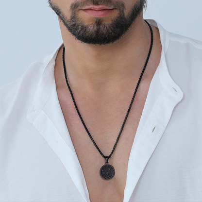 Seal of Solomon Medal Pentagram Amulet Necklace