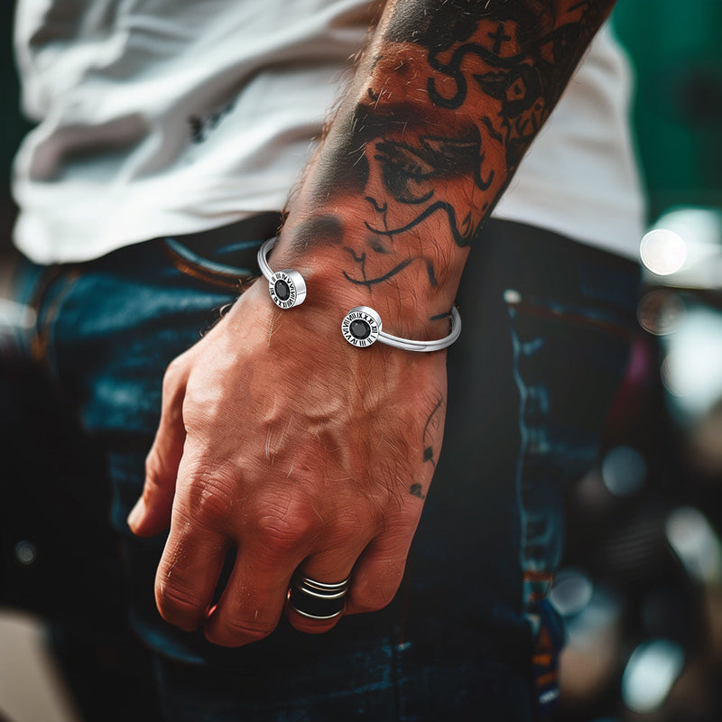 Roman Numerals Birthstone Bracelets for