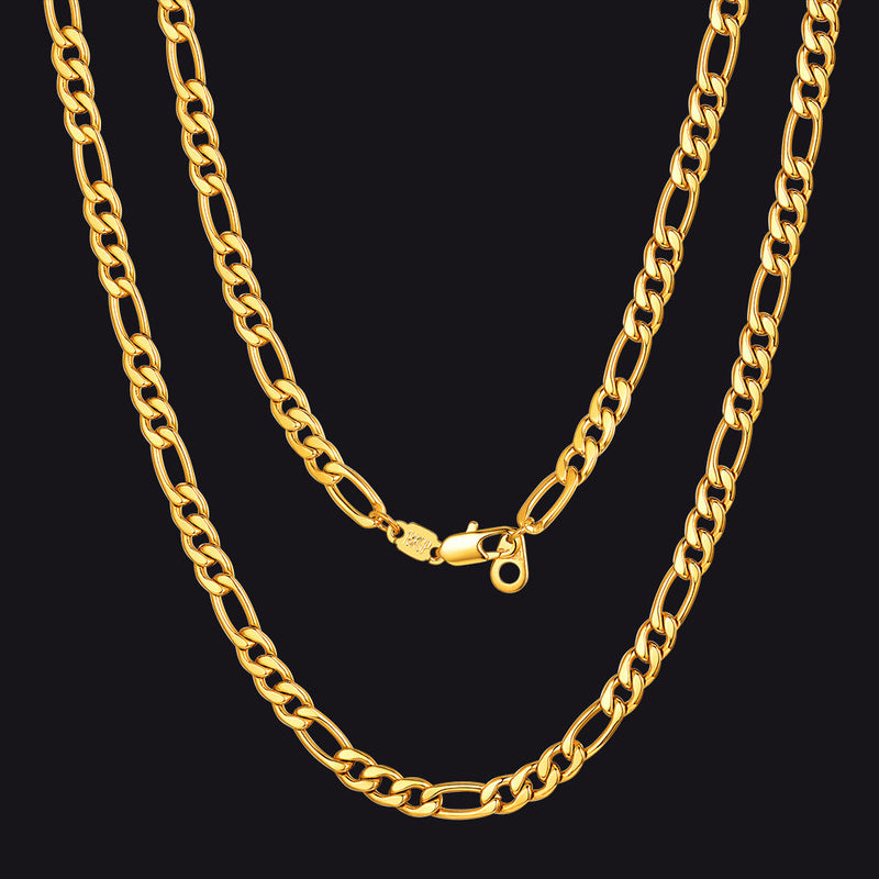 Figaro Link Chain Necklace for