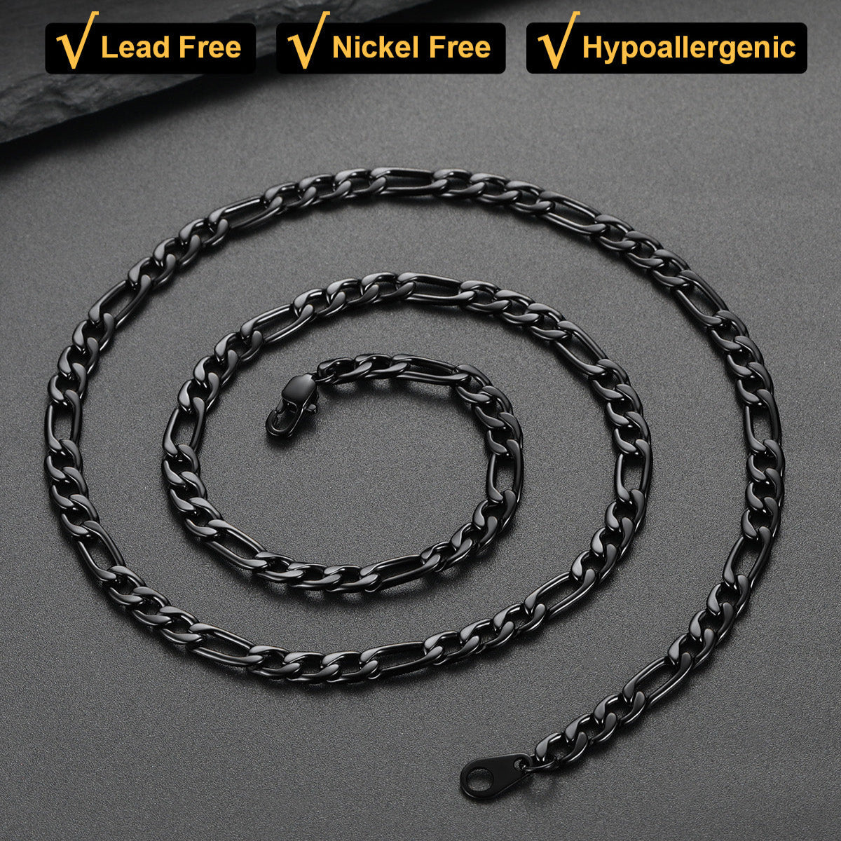 Figaro Link Chain Necklace for