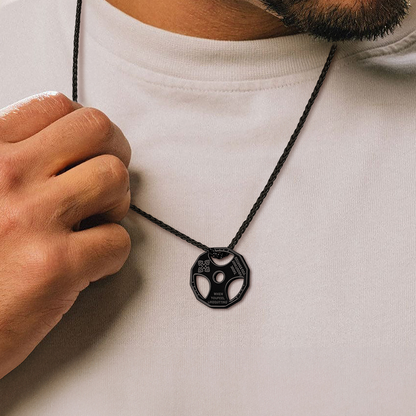Fitness Weight Plate Necklace Gym Gift for