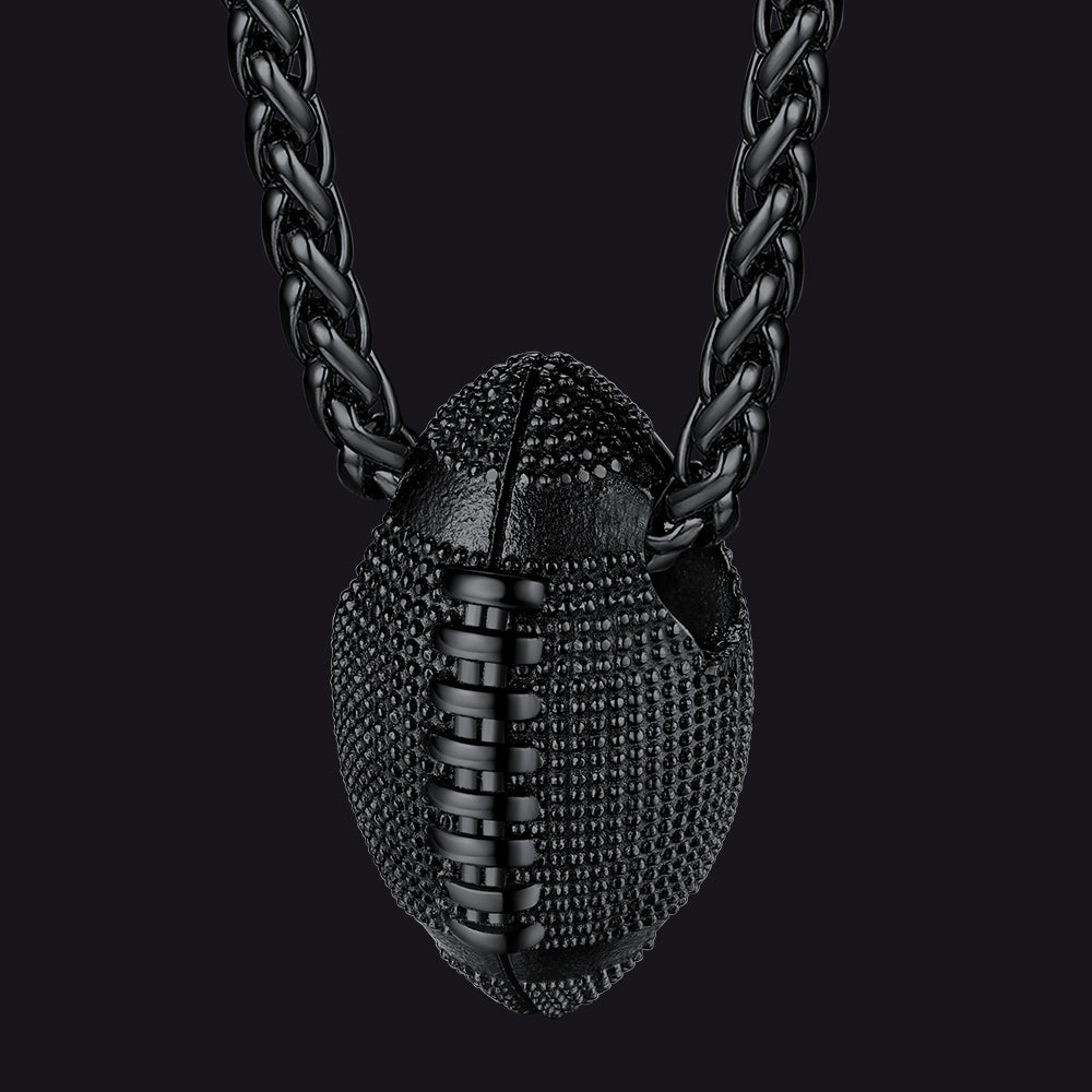 American Football Pendant Necklace for Sport Fans