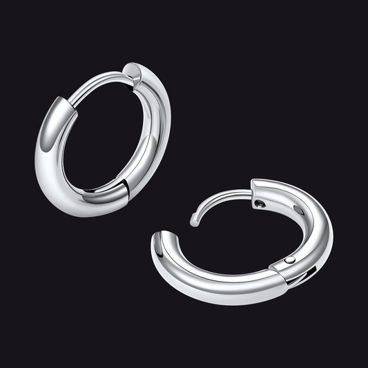 Simple 10mm Hoop Earrings for