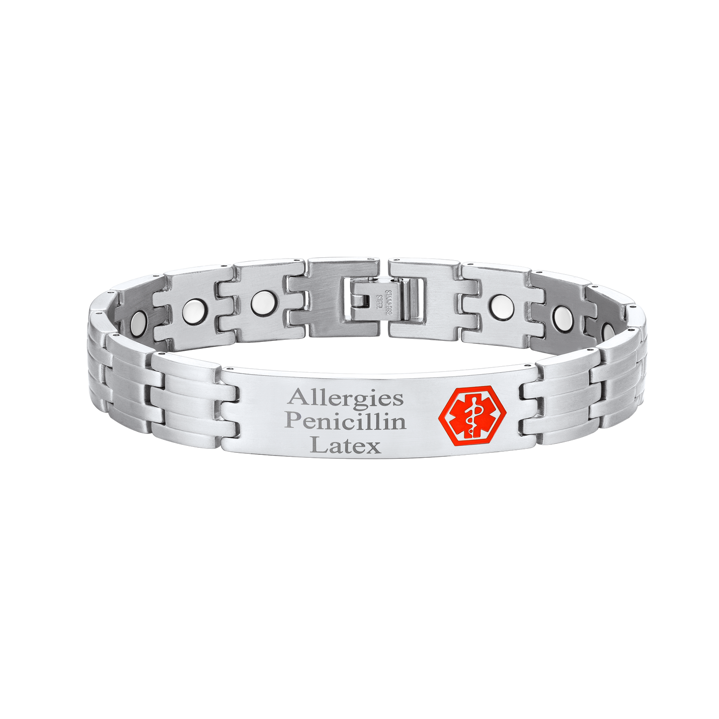 Faithheart Personalized Engraved Magnetic Bracelet for