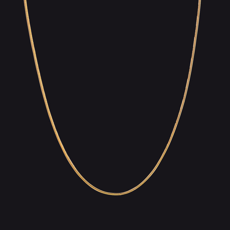 Stainless Steel 1.2mm Slim Chain Necklace for