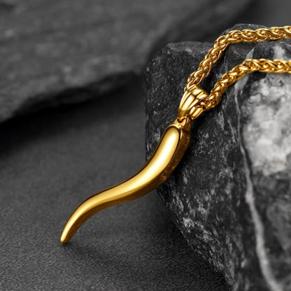 Cornicello Italian Horn Necklace Amulet Pendant