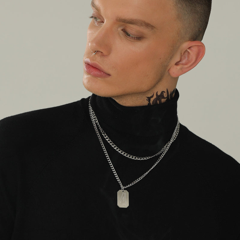 Custom Baseball Jersey Number Dog Tag Necklace for Sport