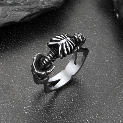 Gothic Cool Skull Rings Halloween Jewellery for