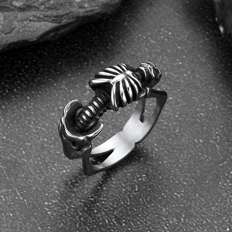 Gothic Cool Skull Rings Halloween Jewellery for