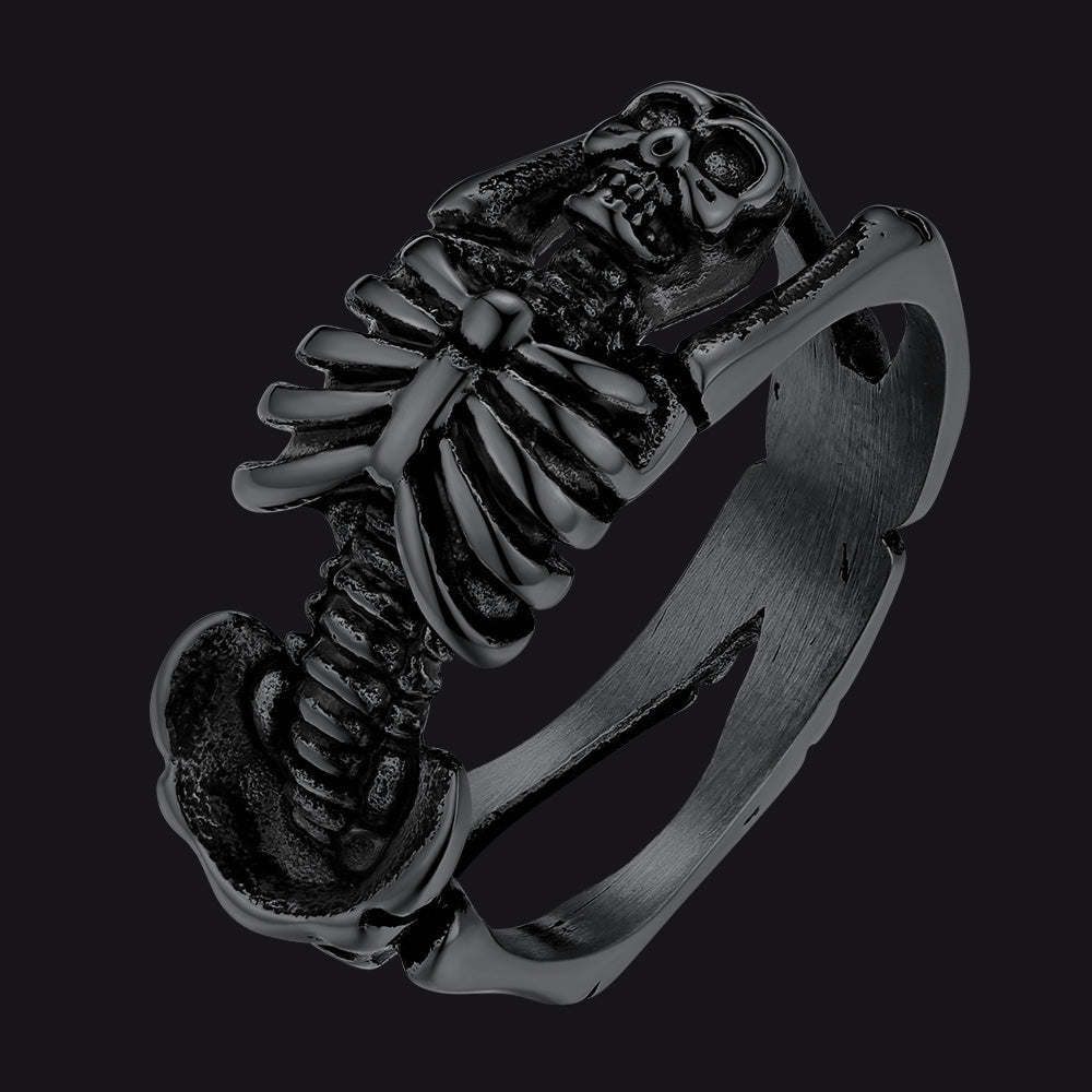Gothic Cool Skull Rings Halloween Jewellery for