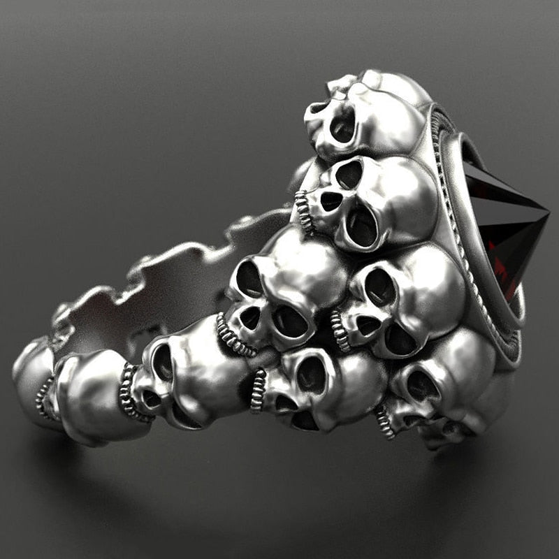 Retro Skull Ring