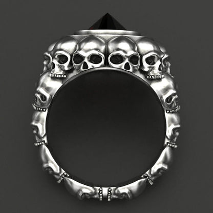 Retro Skull Ring