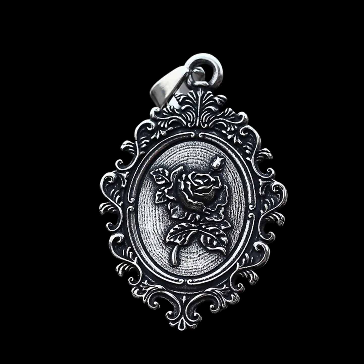 Cathedral Rose Medallion Pendant