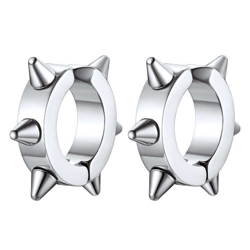 Flash Hook Hedgehog Ear Clip Earrings for