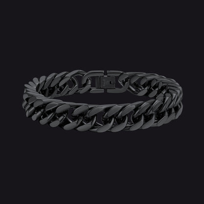 Thick Cuban Link Bracelet for in Stainless Steel