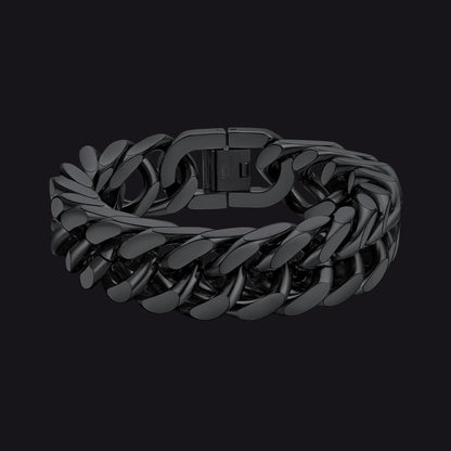 Thick Cuban Link Bracelet for in Stainless Steel