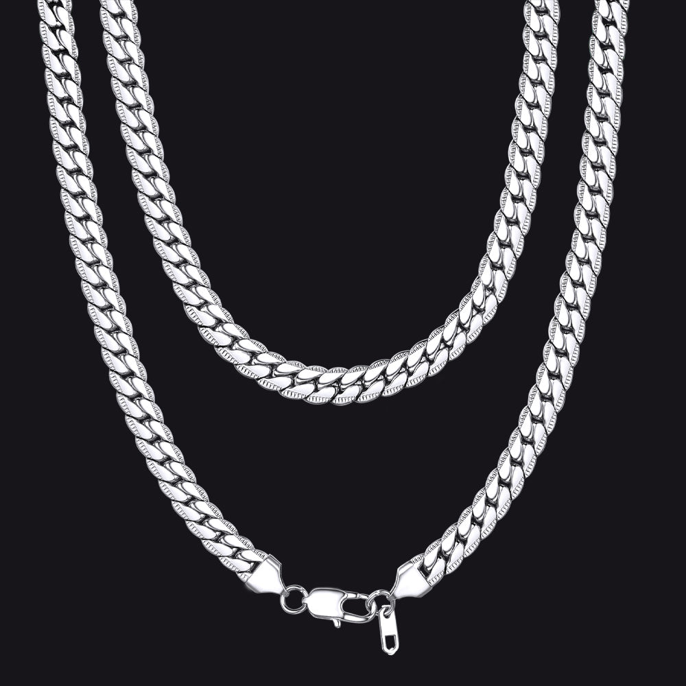 Thick Cuban Chain Stainless Steel Link Necklace for