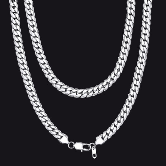 Thick Cuban Chain Stainless Steel Link Necklace for