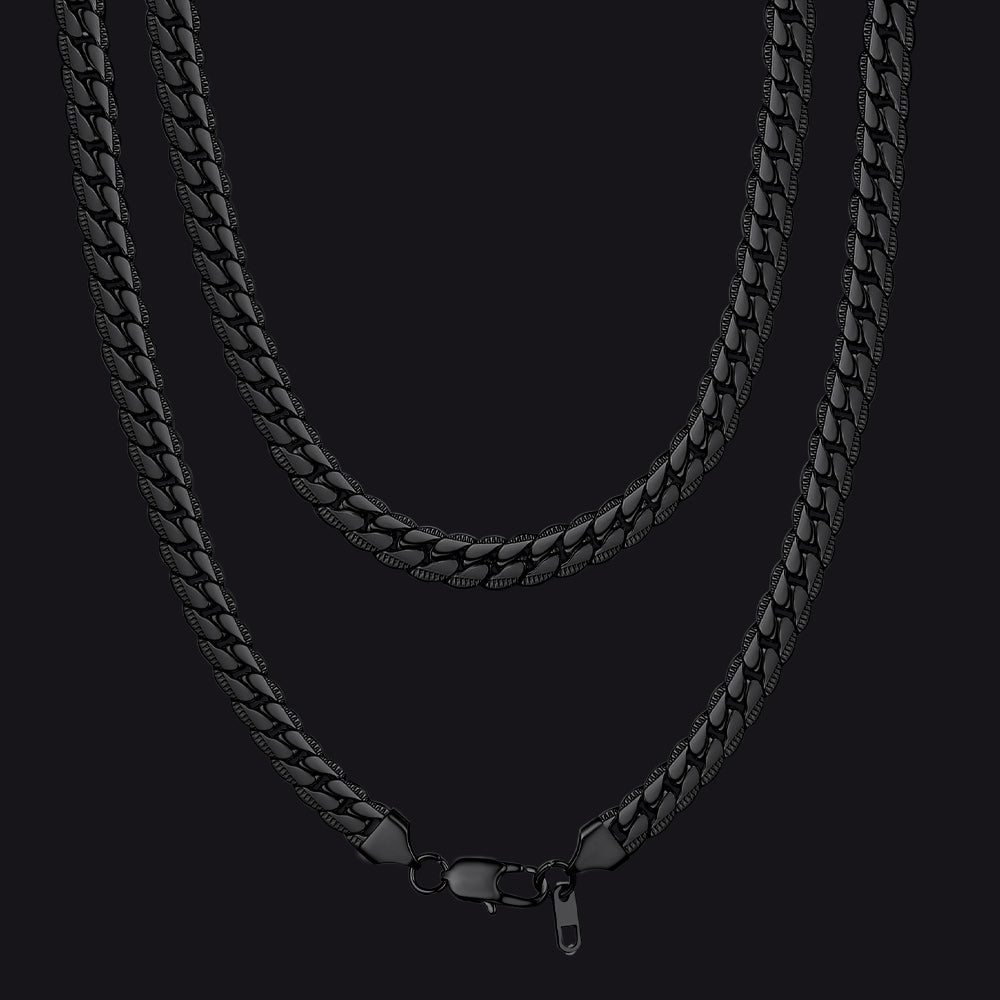 Thick Cuban Chain Stainless Steel Link Necklace for