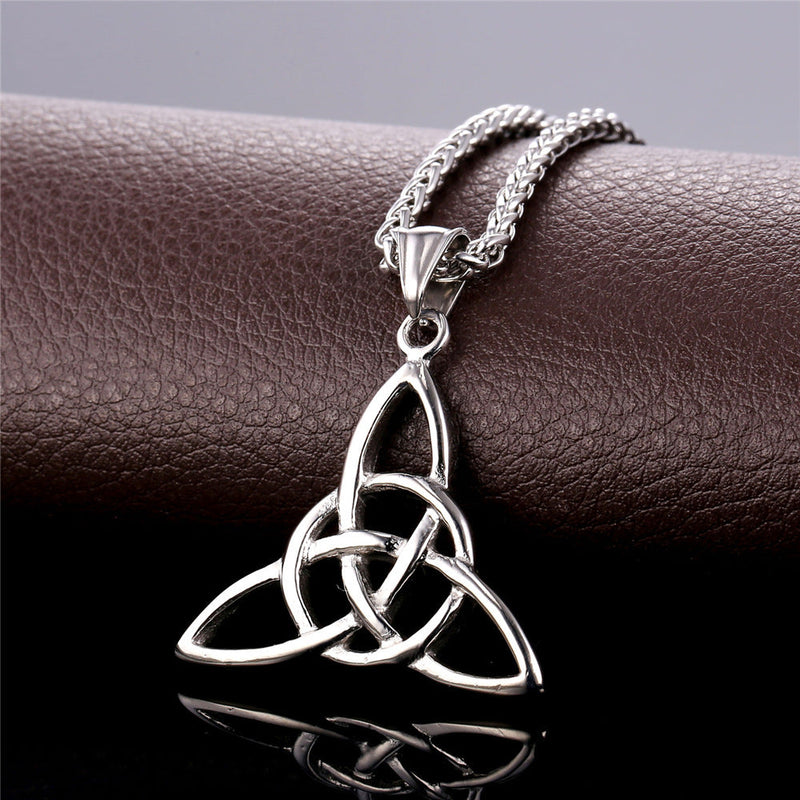 Irish Celtic Knot Pendant Necklace for