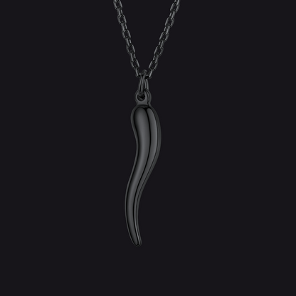 Cornicello Italian Horn Amulet Pendant Necklace for