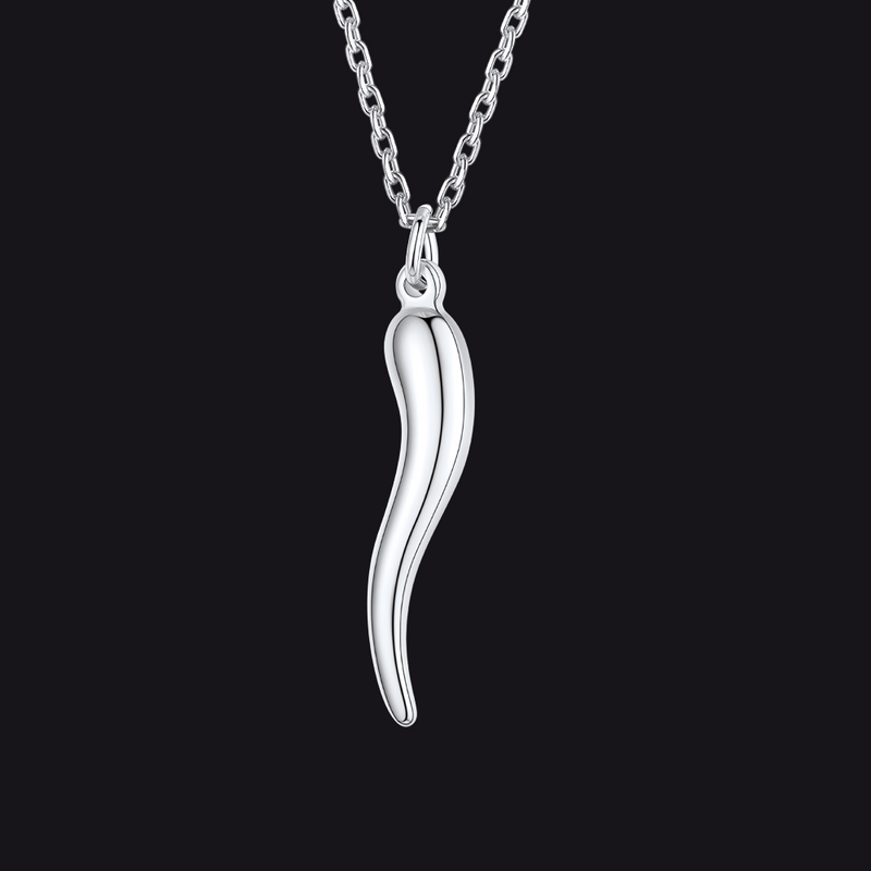 Cornicello Italian Horn Necklace Amulet Pendant
