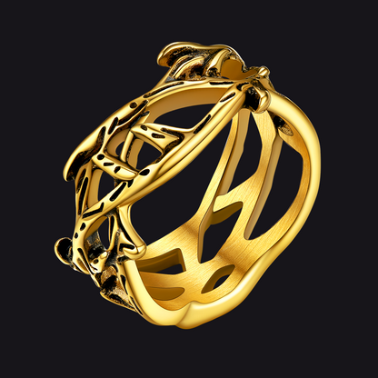 Christian Jesus Crown of Thorns Ring for